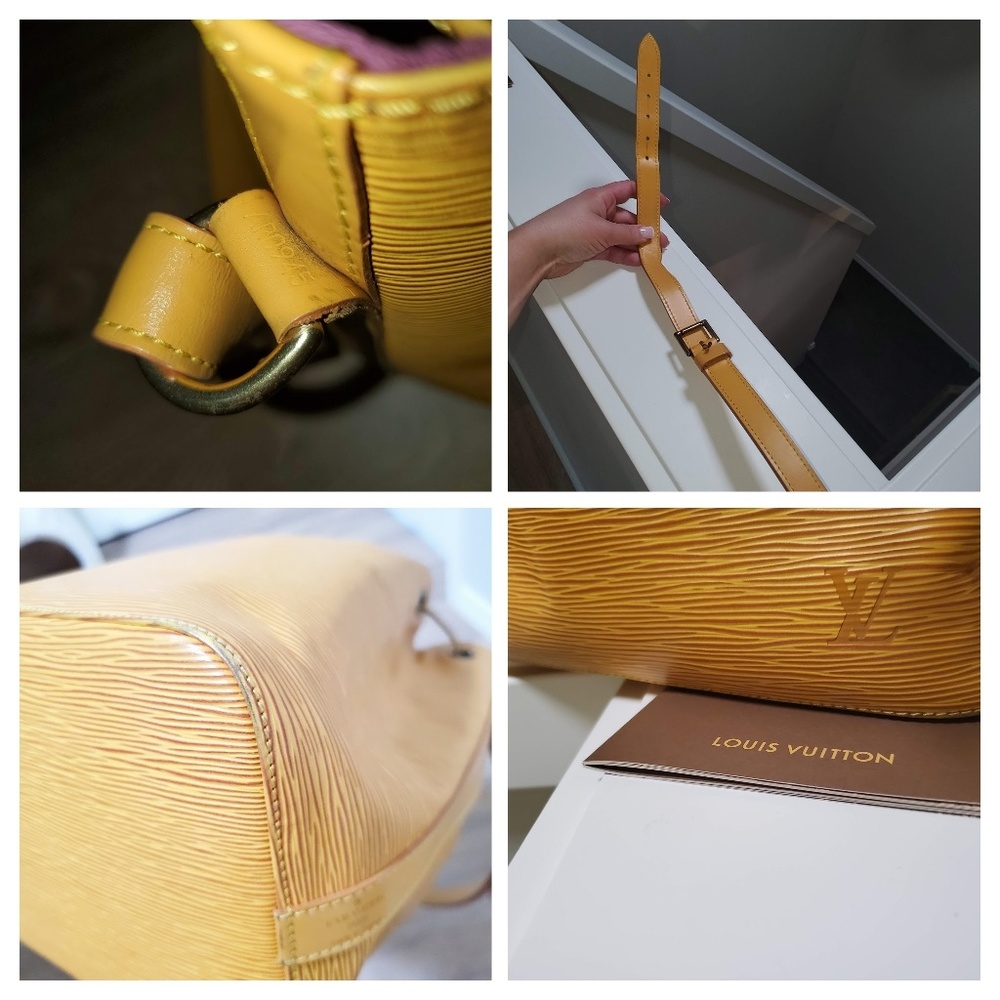 Louis Vuitton Yellow Satchel Bag - Picture 3 of 7